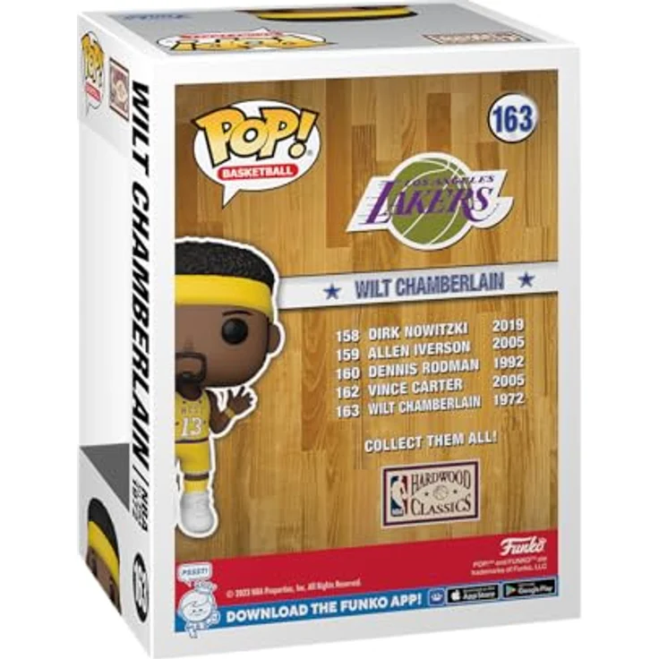 Funko POP! NBA Legends - Wilt Chamberlain (1973) Vinyl-Sammelfigur - 9,5 cm - Geschenkidee - Offizielle Handelswaren - Ideal für Sports Fans – Bild 3
