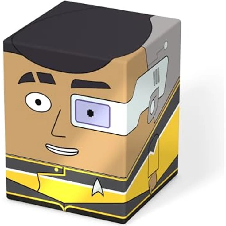 Squaroes Squaroe Star Trek: Lower Decks™ ST004 Sam Rutherford, Sammelbox für bis zu 100 Spielkarten, aus 78 % erneuerbaren Rohstoffen – Bild 2