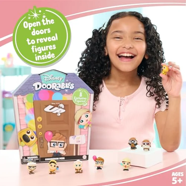 Just Play Disney Doorables Up-Sammlerpackung, Überraschungspackung mit 8 Sammlerfiguren, inklusive Carl Fredricksen, Ellie und Dug, für Kinder ab 5 Jahren, Amazon Exclusive – Bild 5