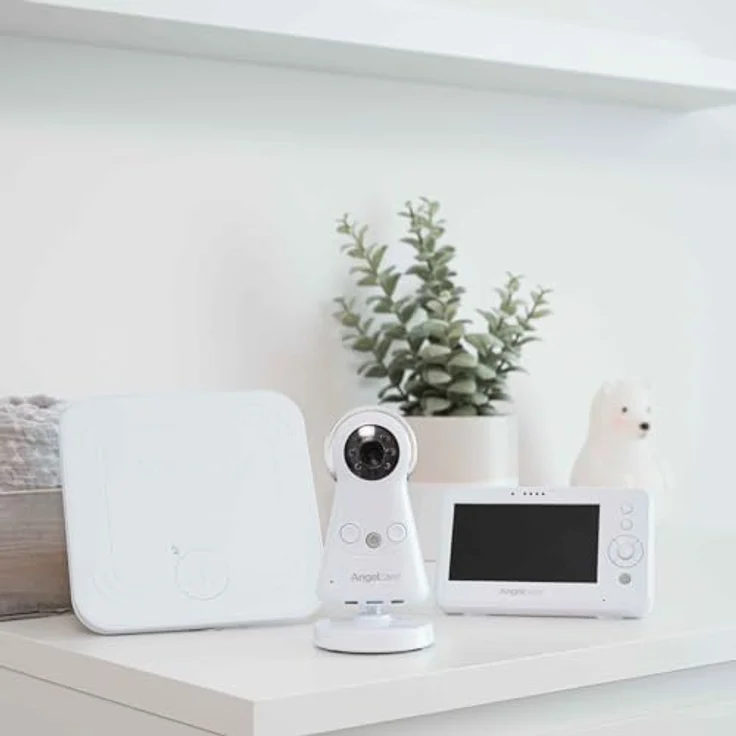 Angelcare AC25, Babyphone Bewegungsmonitor mit Kamera und Bewegungssensor, 150 m Reichweite – Bild 7