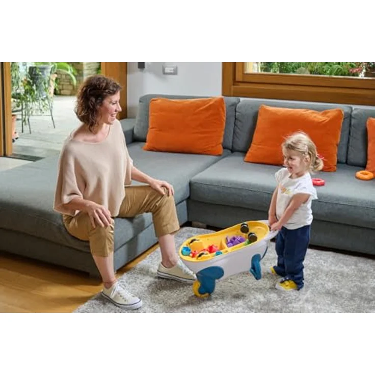 Chicco 3in1 Panda, Rutscher mit schwenkbaren Rädern, Schubkarrenmodus, Montessori-Unterteilungsfach, fördert Bewegung und Kreativität, Babyspielzeug für 1-4 Jahre – Bild 3