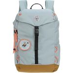 LÄSSIG Kinder Wanderrucksack Kinderrucksack mit Brustgurt gepolsterte Schultergurte wasserabweisend, 14 Liter/Big Outdoor Backpack Nature Hellblau