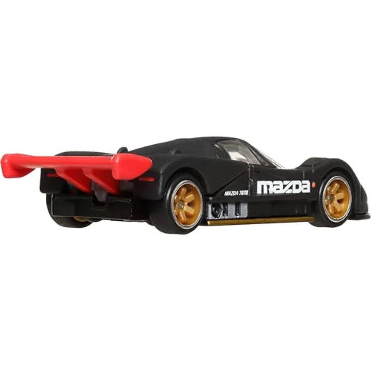 Hot Wheels Mazda 787B Premium Car Culture, Maßstab 1:64, Hammertropfen-Fahrzeug mit echten Real Riders-Reifen und Metallgehäuse – Bild 2