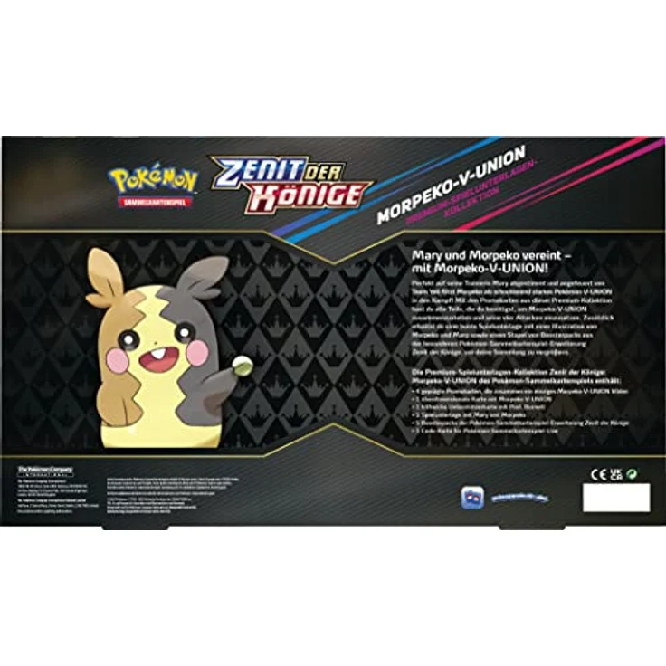 Pokemon Zenit der Könige: Morpeko-V-UNION Premium Spielunterlagen Kollektion (deutsch) - 4 Booster Packs – Bild 4