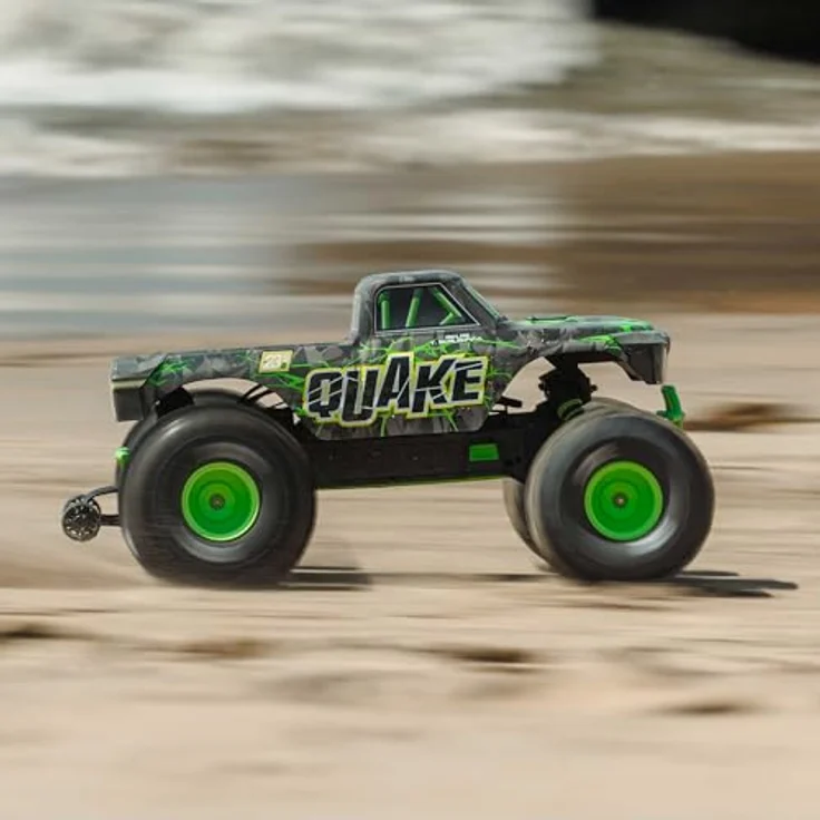 Arrma QUAKE 223S DSC ARTR, Monstertruck 1:10 mit bürstenlosem Elektromotor, 80,5 km/h, 2WD Heckantrieb, grün – Bild 4