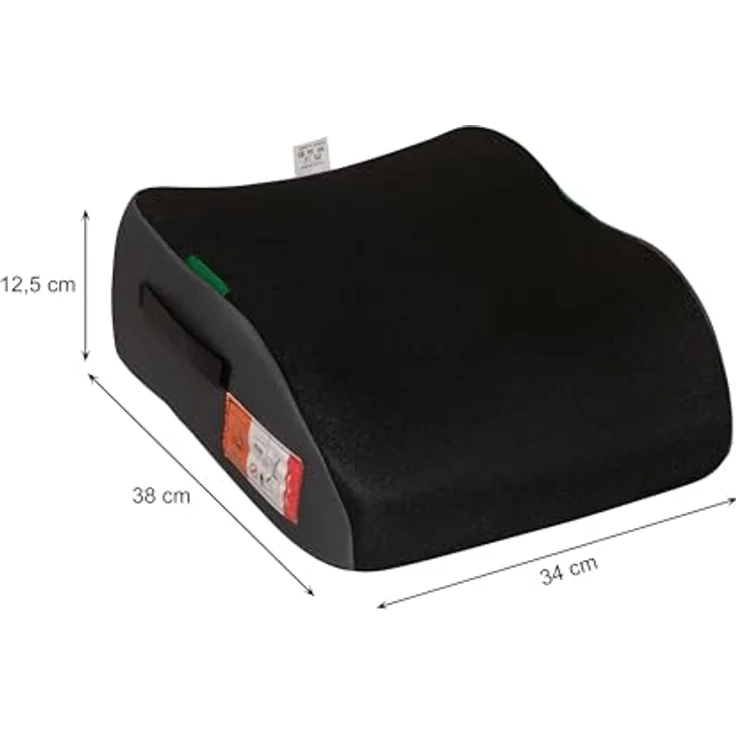 Autokindersitz SitzerhoehungPolystyrol Safari Kindersitzerhoehung Gruppe II/III von 15-36 kg Schwarz-Grau – Bild 8