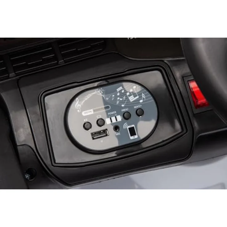 schnaeppchenmeile-online Elektro-Kinderauto Audi Q7, 2 Motoren, LED-Beleuchtung, Fernbedienung, Audio Modul, weiß – Bild 6
