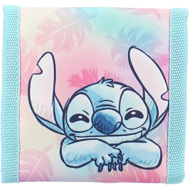 Vadobag Geldbörse Kinder Aloha Stitch Wild Energy, Portemonnaie aus Polyester, 10 x 10 cm, Wild Energy – Bild 1