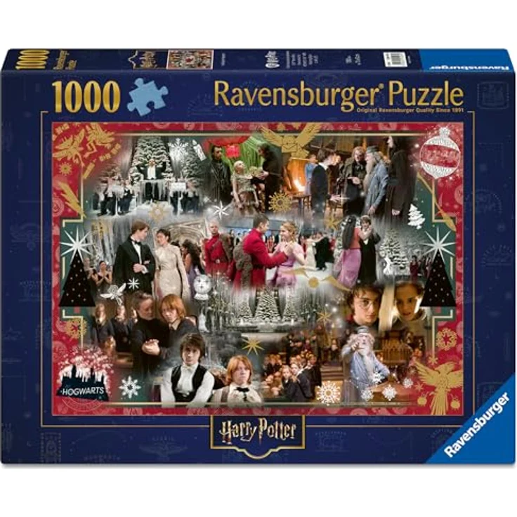 Ravensburger Puzzle 12001507 - Holidays at Hogwarts, 1000 Teile Puzzlestück mit fantasievollem Motiv für Erwachsene und Kinder ab 14 Jahren, 70 cm x 50 cm – Bild 2