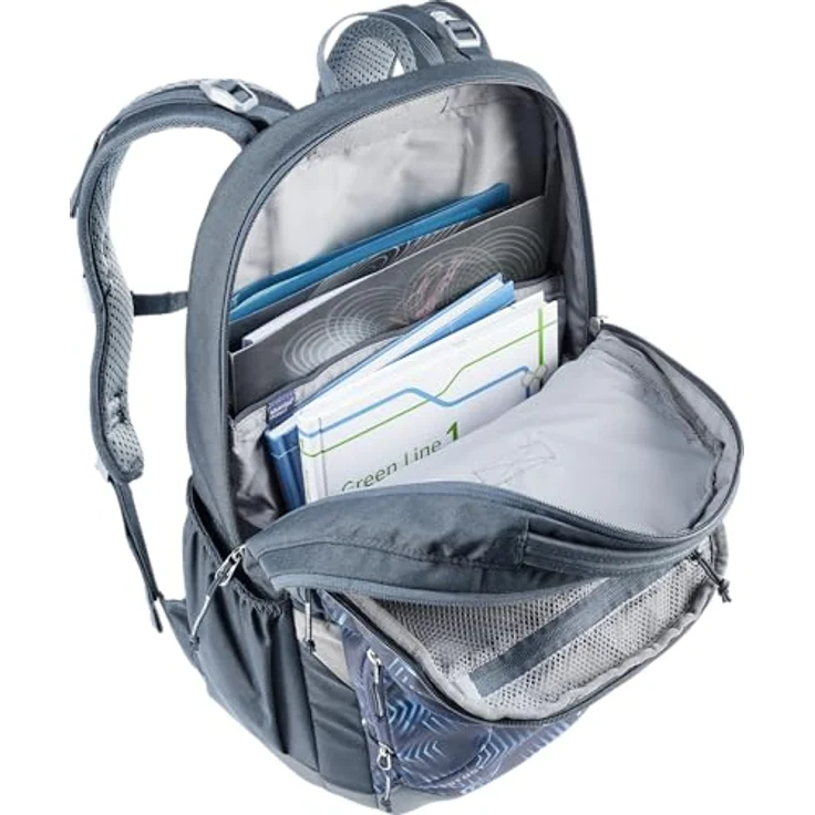 deuter Cotogy Schulrucksack 26 Liter, wasserabweisend, Maße ca. 30 x 46 x 25 cm, recycled PET – Bild 10