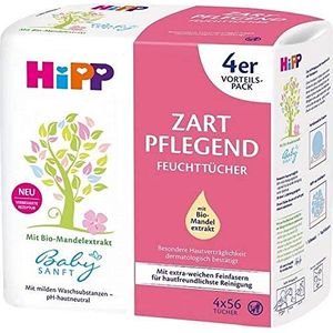Bild für HiPP Babysanft Feuchttücher Zart Pflegend, 3er Pack (3 x 224 Stück)