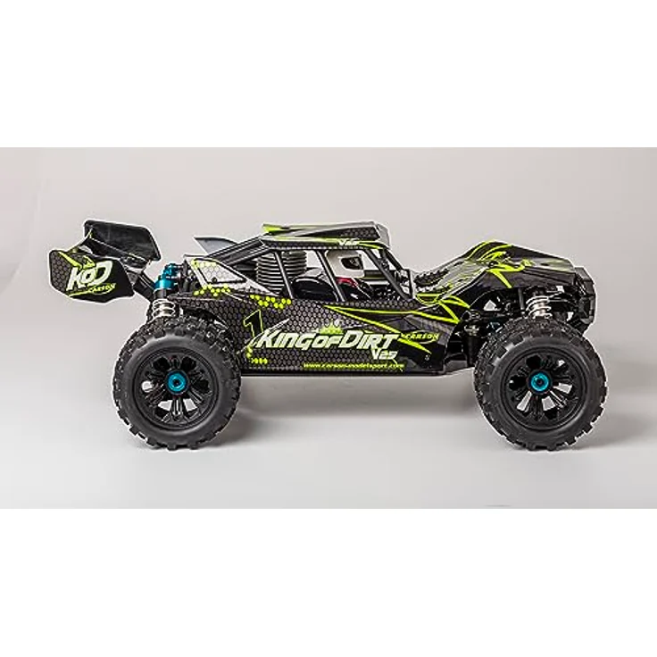 Carson 500202021 1:8 King of Dirt Cage V25 GP RTR - RC Buggy, ferngesteuertes Auto, Offroad, hochwertig, RC Fahrzeug, RC Verbrenner – Bild 3