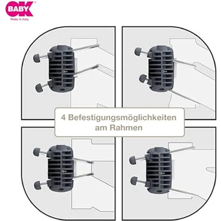 OKBABY Orion 15 kg Frontmontage 2 2 kg Fußstütze Sitzgurt – Bild 8