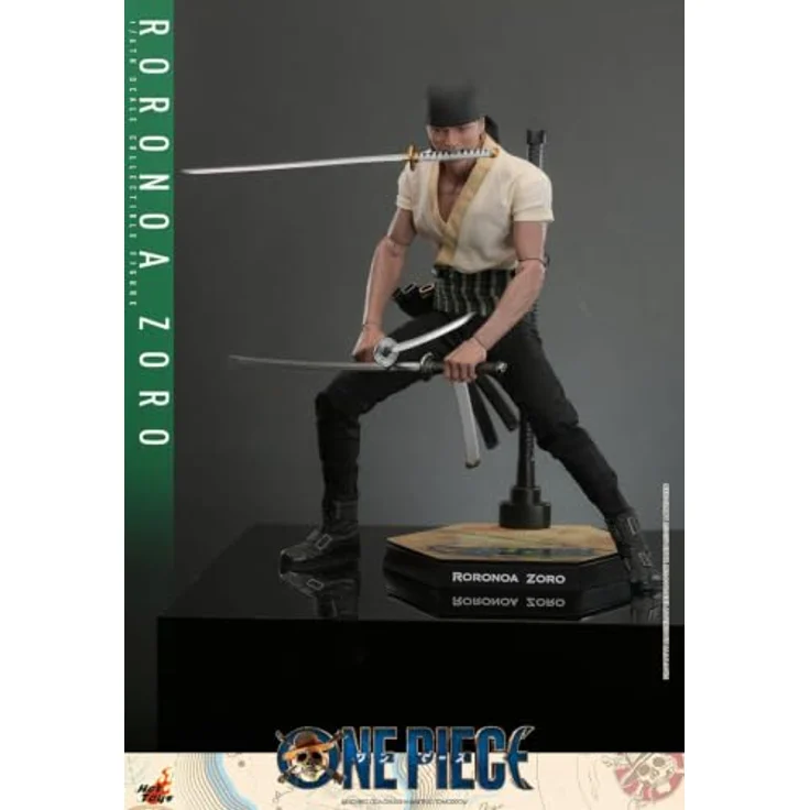Bandai Namco Games One Piece (Netflix) Actionfigur 1/6 Lorenor Zorro, 31 cm mit Zubehörteilen und Figurenständer – Bild 3