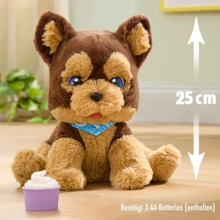 Just Play FurReal Benny, interaktiver Spielzeug-Hund mit Ton, 30,48 cm, braun, für Kinder ab 4 Jahren – Bild 6