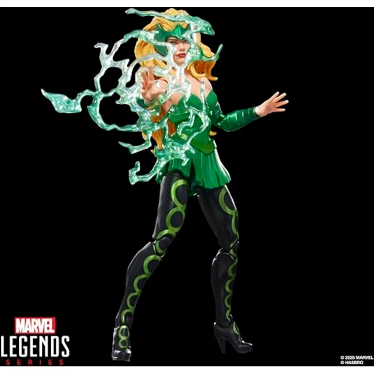 Marvel Press Marvel Legends Series Enchantress Action-Figur, 15 cm groß mit 3 Accessoires und Build-A-Figure Element – Bild 4