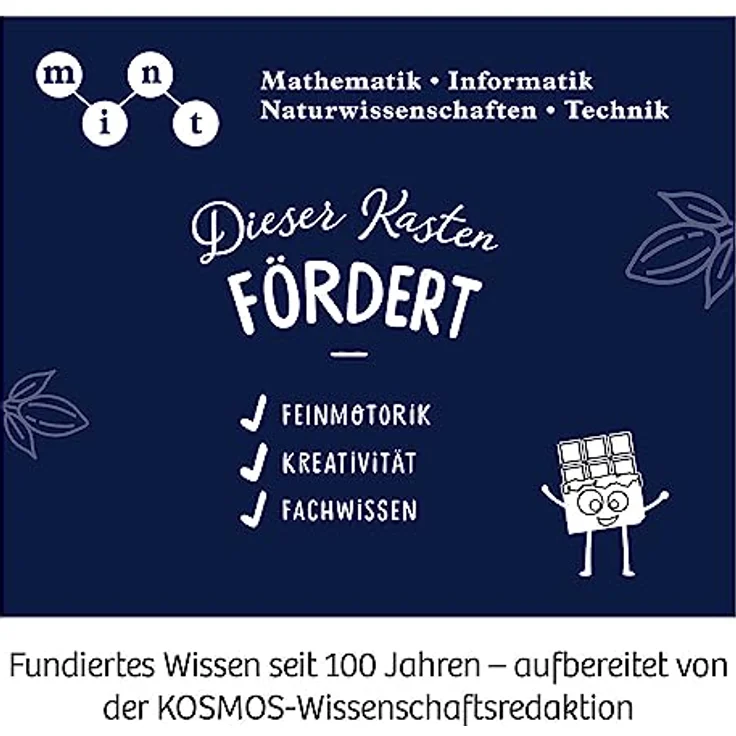 KOSMOS 654283 Fun Science - Schoko-Labor, Experimentier-Set für Kinder ab 8-12 Jahre, Schokolade selber formen, Süßigkeiten, Geschenke selber machen, Experimentier-Set für Kinder ab 8-12 Jahre – Bild 5