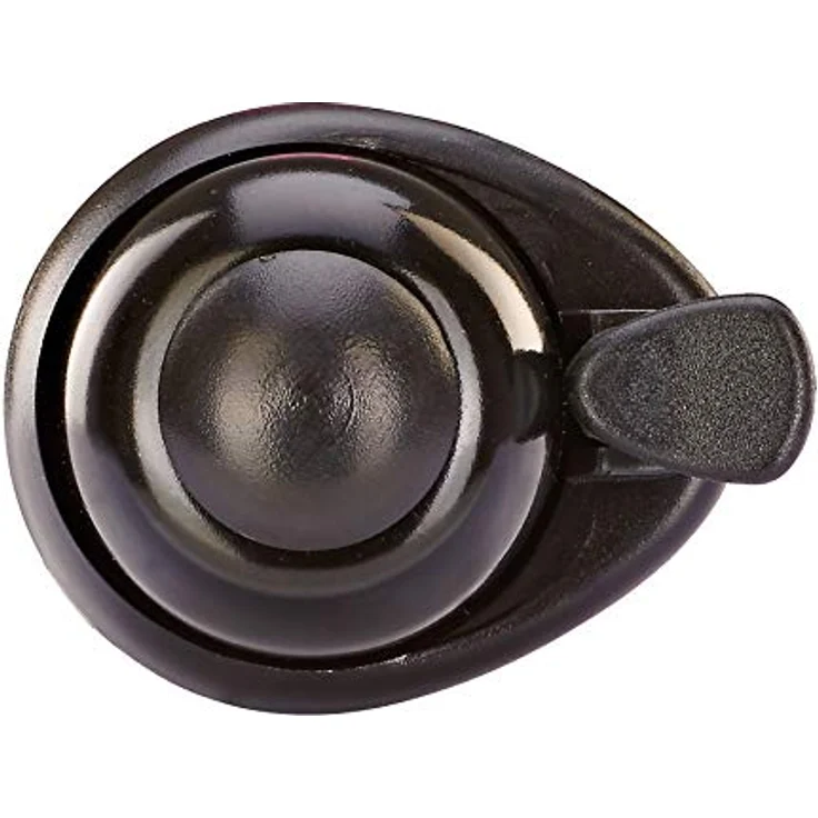 Prophete Glocke mit Silikon-Halterung, passend für alle Lenkerdurchmesser, Farbe: schwarz – Bild 3