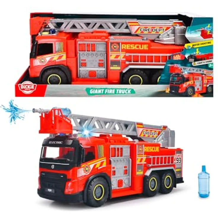 Dickie Toys Riesen-Feuerwehrauto, 57 cm - Spielzeugauto – Bild 1