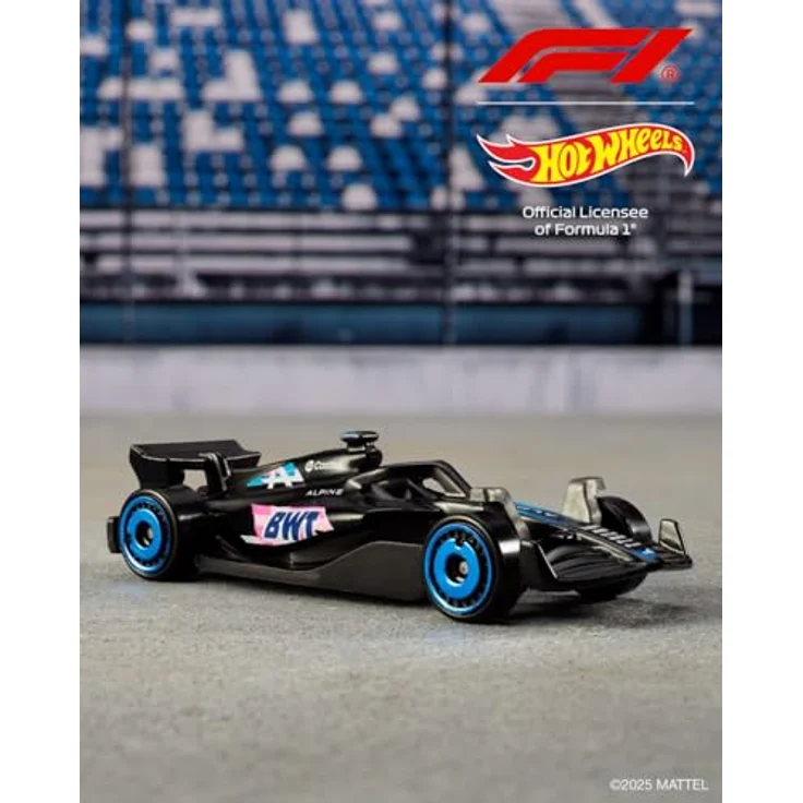 Hot Wheels Formel 1 Spielzeug-Auto 5er-Pack, Die-Cast, Maßstab 1:64, mit Rennteam-Grafiken – Bild 7