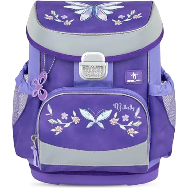 Belmil Schulranzen Mini-fit 4-teilig, Ergonomisches Schulranzen-Set mit Brustgurt, superleicht, 17 L, wasserdicht, A4-tauglich – Bild 2