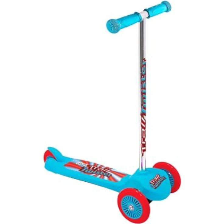 Merkloos Step Trail Twist, Kinderroller mit stabilen drei Rädern, blau – Bild 2