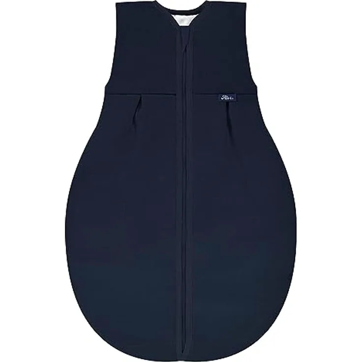 Alvi 4-Season Mull-Schlafsack 4-Jahreszeiten Schlafsack Babyschlafsack Kinderschlafsack ohne Ärmel (70 cm, Poseidon)