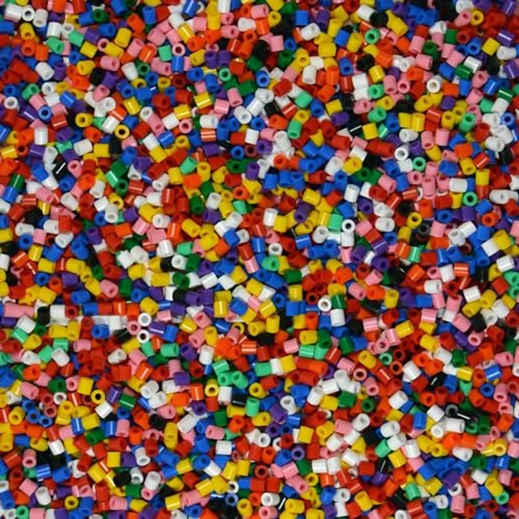 Hama Bügelperlen im Eimer, 30.000 Stück aus hochwertigem Kunststoff, ideal für kreative Bastelprojekte – Bild 3
