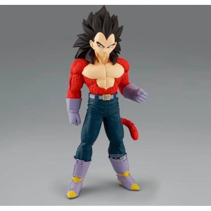 Banpresto Actionfigur Vegeta Super Saiyan 4, Dragon Ball GT, 19 cm, PVC, mehrfarbig, Sammelfigur mit Basisständer, lizenziertes Sammlerstück – Bild 4