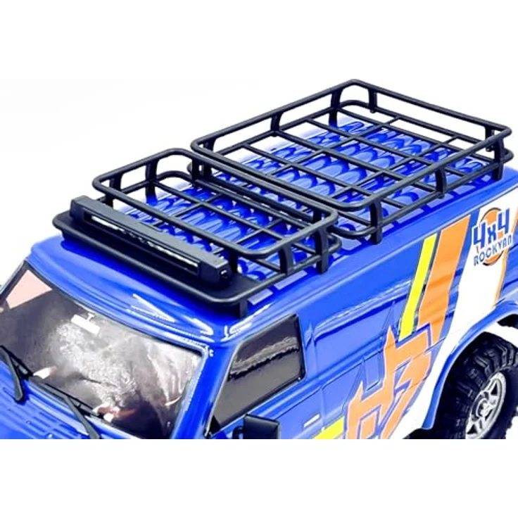 Absima Crawler CR18P EVO-V2 Rock Van, 4WD Elektrocrawler im Maßstab 1:18, blau, Ready-to-Run (RTR) – Bild 4