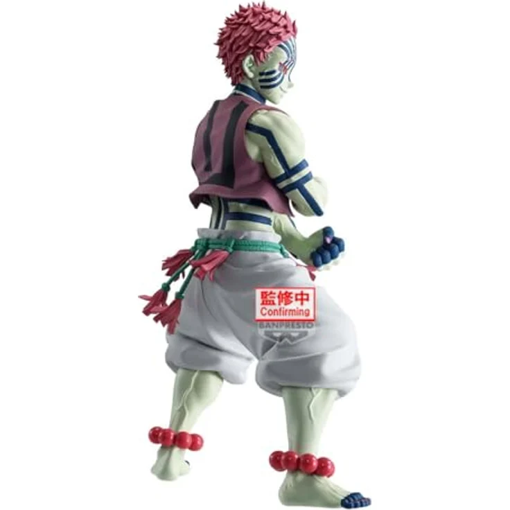 Banpresto Akaza, Demon Slayer Sammelfigur, 22 cm, PVC, mehrfarbig, mit Basisständer, lizenziertes Produkt aus Kimetsu No Yaiba – Bild 2