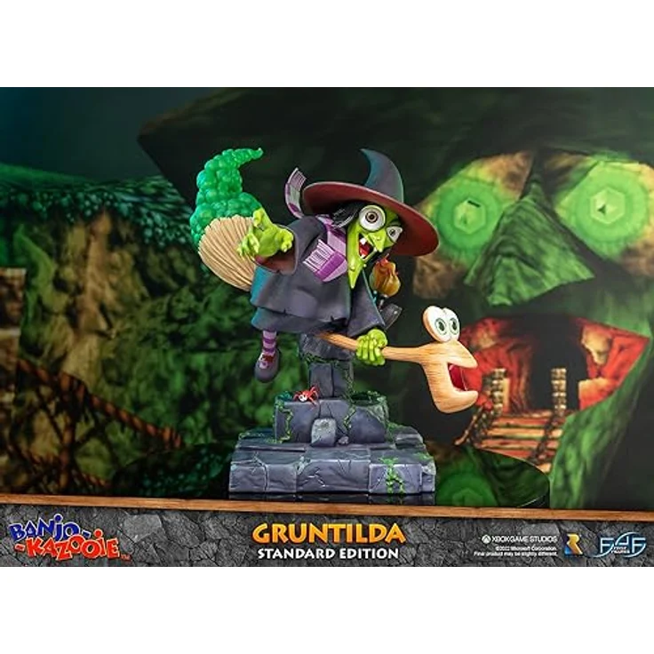 First 4 Figures Banjo-Kazooie statuette Gruntilda 40 cm, detailreiche Statue aus hochwertigem Polystone – Bild 3
