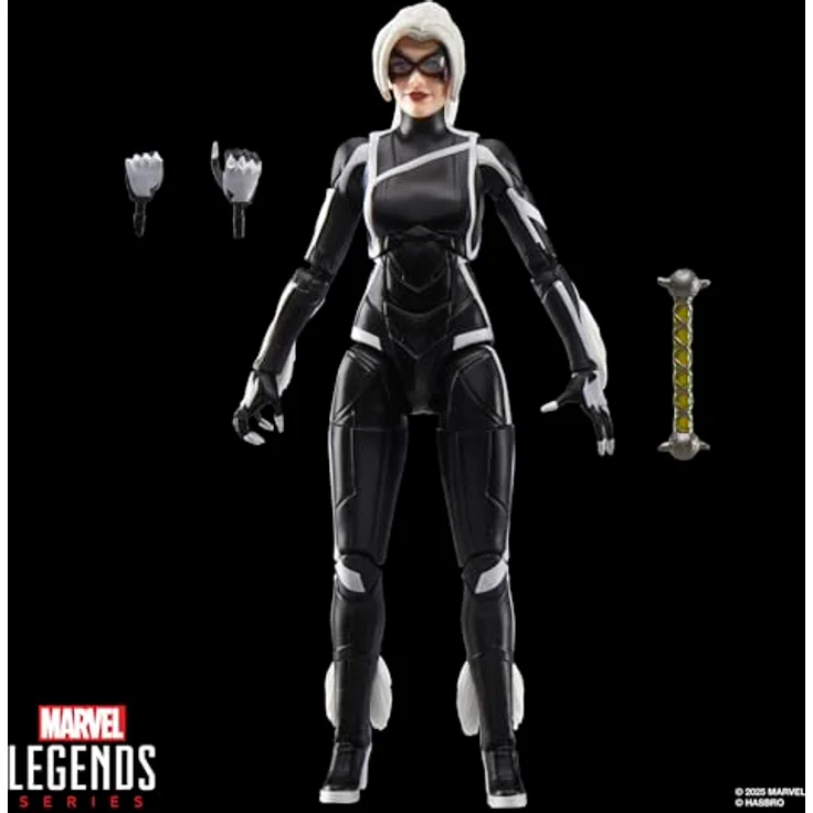 Hasbro Marvel Legends Spider-Man 2, Felicia Hardy Black Cat Actionfigur 15 cm, vollbeweglich mit 3 Accessoires – Bild 10