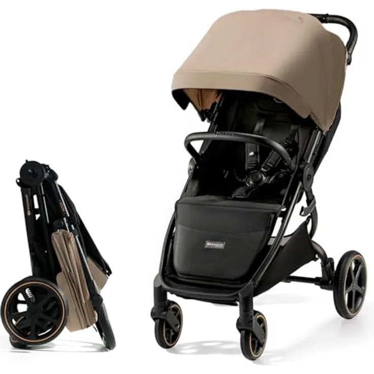 kk Kinderkraft Mitzy Linen Kinderwagen Beige, Kinderwagen