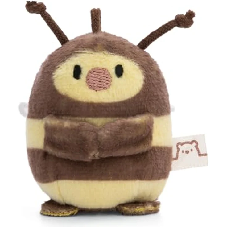 NICI My Mochi Biene Beenie, 5cm braun, kuschelweiches Plüsch-Kuscheltier mit Loop, ideal zum Spielen und Sammeln, tolles Geschenk für Kinder und Erwachsene – Bild 1