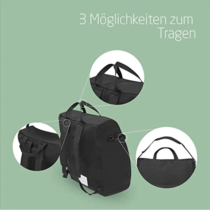 Maxi-Cosi ultrakompakte Reisetasche, Kinderwagen-Reisetasche, kompatibel mit allen Maxi-Cosi ultrakompakten Kinderwagen und Buggys, schwarz – Bild 3