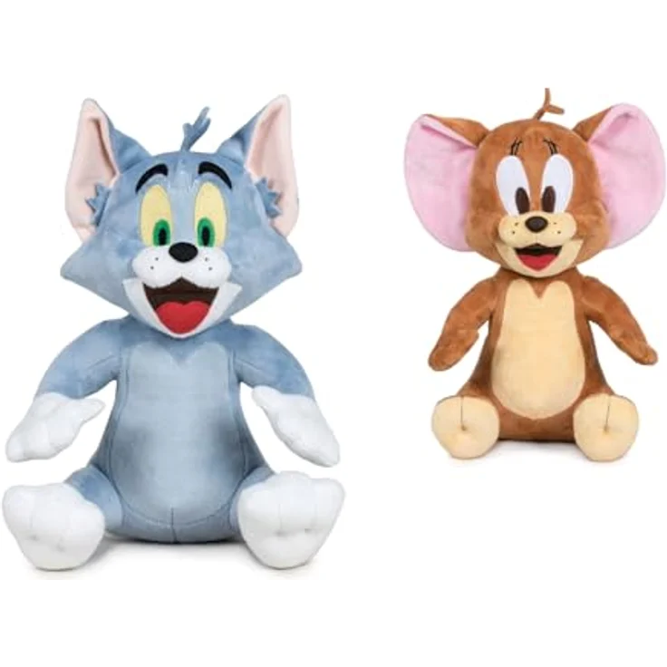 Teddys Rothenburg Kuscheltier Kater Tom von Tom und Jerry 20 cm blaugrau Plüschkater, kuschelweicher Plüsch, waschbar bis 30°C – Bild 3