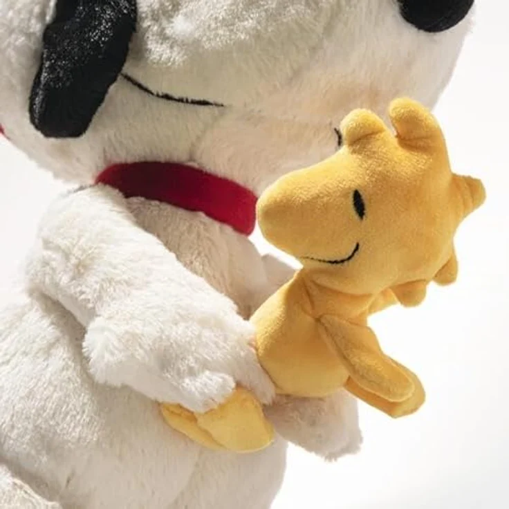Steiff Snoopy mit Woodstock, limitierte Weihnachtsedition 2024/2025, 30 cm, rote Nikolausmütze, hochwertiger Plüsch, maschinenwaschbar – Bild 4