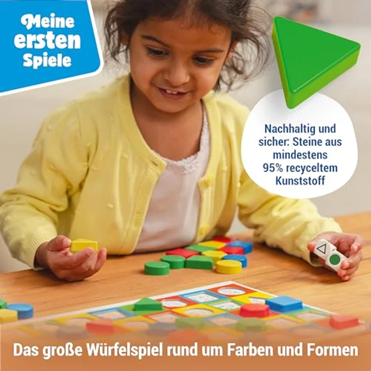 Ravensburger Colorama - Meine ersten Spiele: Kinderspiele ab 3 Jahren, für 1-6 Spieler, Lernspiel zu Farben und Formen, Geschenk für Mädchen und Jungen – Bild 3