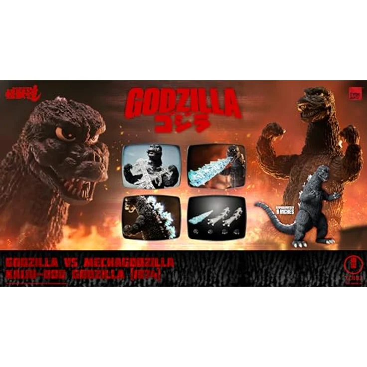 THREEZERO Godzilla vs. Mechagodzilla (1974) Actionfigur, 23 cm mit LED-Beleuchtung, detailreiche Nachbildung – Bild 9