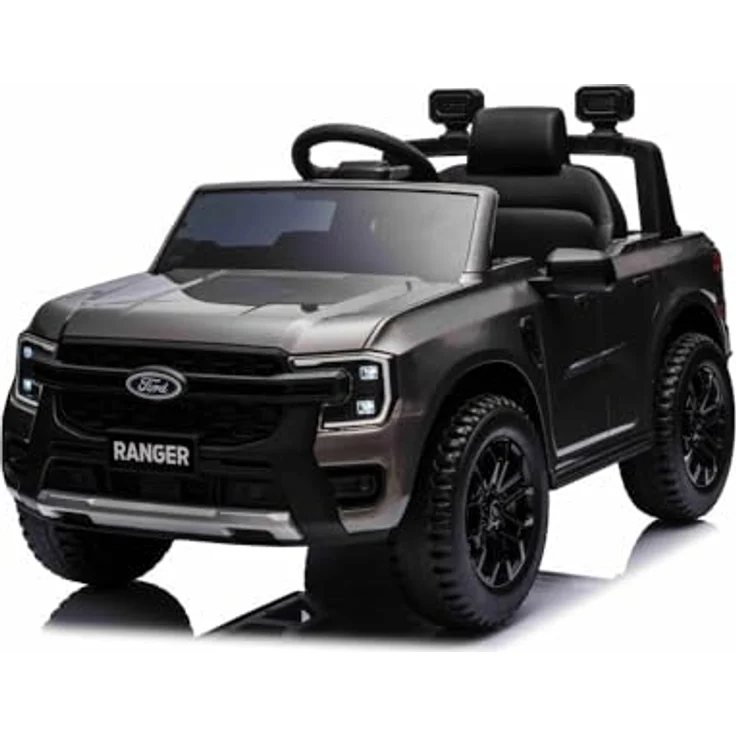 OTTO Ford Ranger Elektro-Kinderauto, 12V mit 2 Motoren, Multimedia, 1-Sitzer, Belastbarkeit 30 kg, schwarz – Bild 1