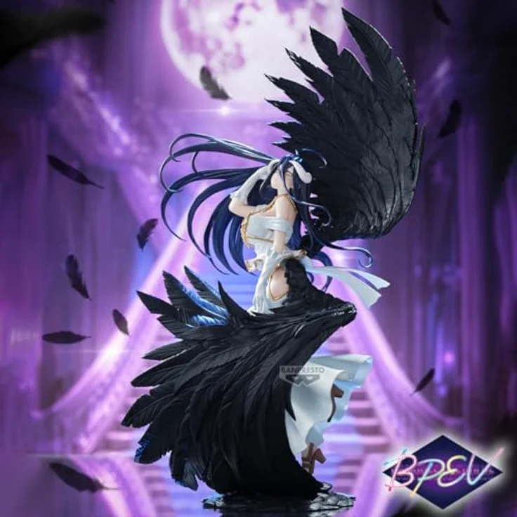 Banpresto Overlord Evolve Figur, Kaiserin der Dunkelheit Albedo, 34 cm hoch, detailreiche Sammelfigur – Bild 2