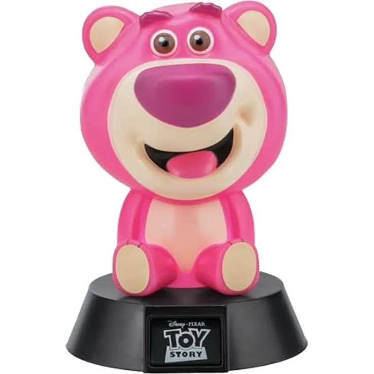 Paladone Toy Story Icons Leuchte Lotso Huggin Bear, Dekorationsleuchte mit WarmGlow-Funktion