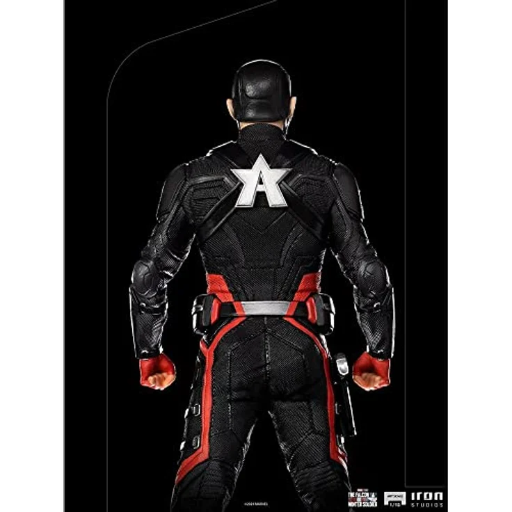 Iron Studios The Falcon and The Winter Soldier, 1/10 Art Scale John Walker (U.S. Agent) Statue, 22 cm aus Polystone und PVC – Bild 8