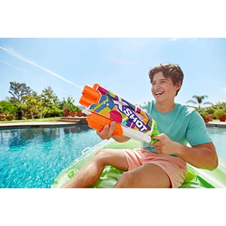 XSHOT Water Fast-Fill Skins Pump Action, Ripple, Wasserblaster mit 700 ml Kapazität und doppelter Sprühdüse – Bild 4