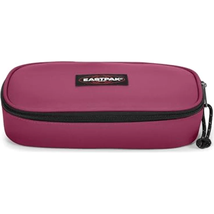Eastpak Oval Single Federmäppchen, wasserabweisendes Polyester, mit Schlaufen für Stifte, schwarz – Bild 1