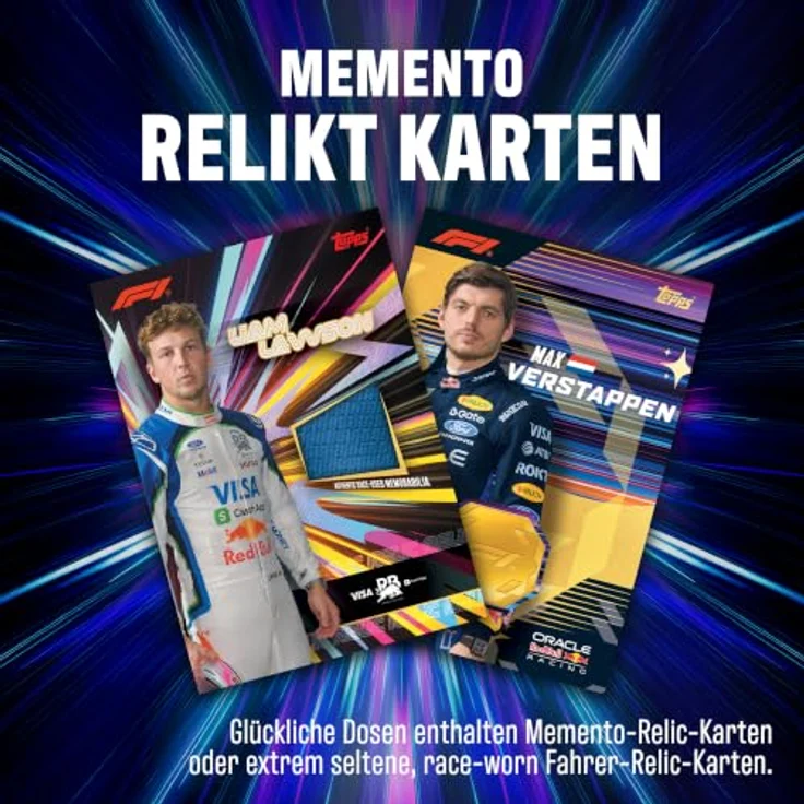 Topps 2026 Turbo Attax TCG - Formel 1 Super Tin, Sammeldose mit 72 Karten, inklusive 8 Limited-Edition-Karten und seltenen Relic-Karten – Bild 6