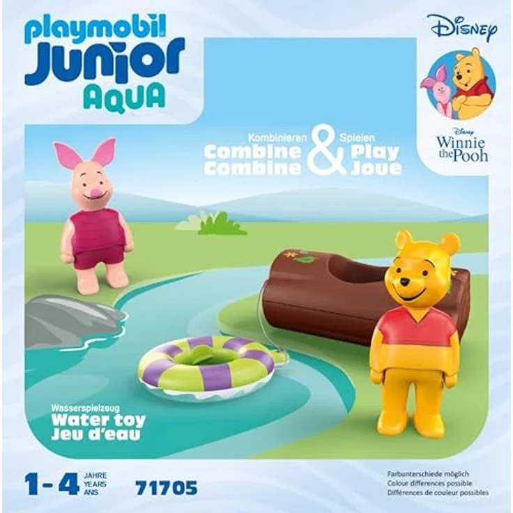 Playmobil® Konstruktions-Spielset Winnies & Ferkels Wasserabenteuer, JUNIOR & Disney, (3 St), Made in Europe – Bild 9