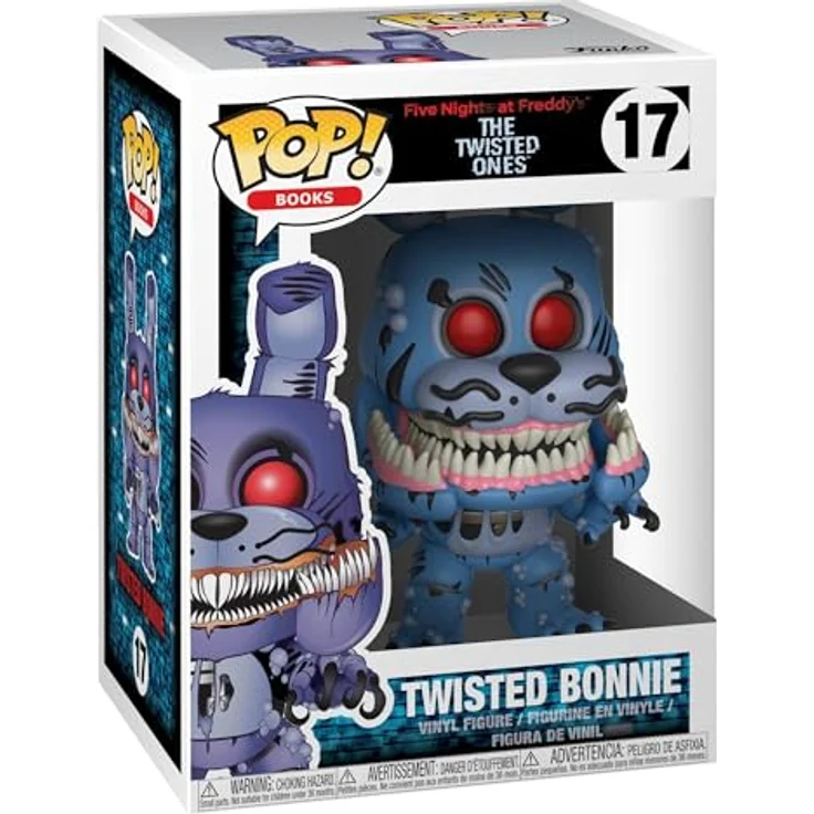 Funko POP! Books: Five Nights at Freddy's (FNAF) - Twisted Bonnie Vinyl-Sammelfigur - 9,5 cm - Geschenkidee - Offizielle Handelswaren – Bild 1