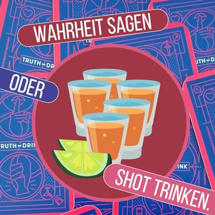 Huch Truth or Drink, Kartenspiel mit über 410 Karten, inklusive harmlosen und „Extra dirty“ Fragen – Bild 6